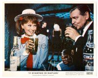 9a029 IT STARTED IN NAPLES color 8x10 still '60 c/u of Clark Gable & sexiest Sophia Loren drinking!