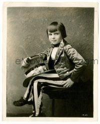 9a439 JACKIE COOGAN 8.25x10 still '20s cool patriotic 4th of July photo in Uncle Sam costume!