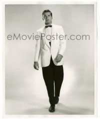 9a443 JAMES GARNER 8.25x10 still '60 great full-length portrait in white tuxedo from Cash McCall!