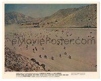 9a032 LAWRENCE OF ARABIA 8x10 mini LC #6 '62 David Lean, extremely far shot of soldiers on horses!