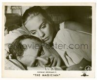 9a584 MAGICIAN 8.25x10 still '58 Ingmar Bergman's classic Ansiktet, Max Von Sydow & Ingrid Thulin