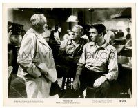 9a588 MALAYA 8x10.25 still '49 James Stewart & Spencer Tracy look puzzled at Sydney Greenstreet!