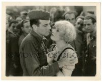 9a597 MARIANNE deluxe 8x10 still '29 soldiers watch Lawrence Gray bid farewell to Marion Davies!