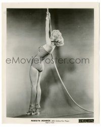 9a600 MARILYN MONROE 8x10 still '53 in sexy skimpy outfit on rope from How To Marry A Millionaire!