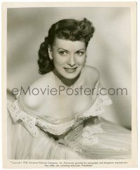 9a612 MAUREEN O'HARA 8.25x10 still '52 close up in sexy low-cut dress from Against All Flags!