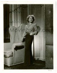 9a665 NORMA SHEARER 8x10.25 still '42 full-length smiling portrait in dress from We Were Dancing!