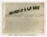 9a734 RIDER OF DEATH VALLEY 8x10.25 still '32 cool far shot of cowboys on horses on sand dune!