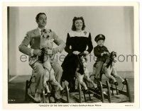 9a785 SHADOW OF THE THIN MAN 8x10.25 still '41 William Powell, Loy, Hall & Asta on hobby horses!