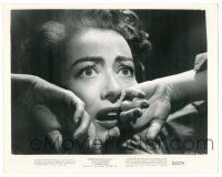 9a867 SUDDEN FEAR 8x10.25 still '52 great super close up of terrified Joan Crawford!