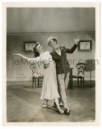 9a899 THREE LITTLE WORDS 8x10.25 still '50 full-length Fred Astaire & pretty Vera-Ellen dancing!