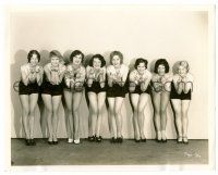 9a973 WILD PARTY 8x10 still '29 eight sexy whoopee girls lined up by Eugene Robert Richee!