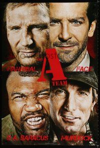 9b074 A-TEAM style 3 teaser DS 1sh '10 Liam Neeson, Bradley Cooper, Jessica Biel, Rampage Jackson!