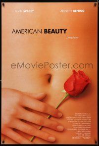 9b053 AMERICAN BEAUTY DS 1sh '99 Sam Mendes Academy Award winner, sexy close up image!
