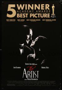 9b070 ARTIST DS awards 1sh '11 Jean Dujardin, Berenice Bejo, James Cromwell!