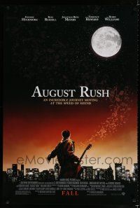 9b080 AUGUST RUSH advance DS 1sh '07 an incredible journey moving at the speed of sound!