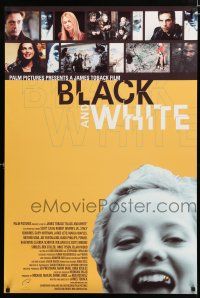 9b112 BLACK & WHITE 1sh '00 Robert Downey, Jr., Brooke Shields, Claudia Schiffer!