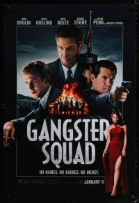 9b256 GANGSTER SQUAD teaser DS 1sh '13 Josh Brolin, Ryan Gosling, Sean Penn, sexy Emma Stone!