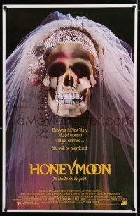 9b325 HONEYMOON 1sh '86 Patrick Jamain's Lune de Miel, image of bloody bride skull!