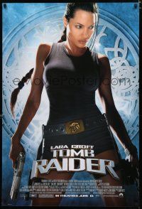 9b390 LARA CROFT TOMB RAIDER advance 1sh '01 sexy Angelina Jolie, from popular video game!