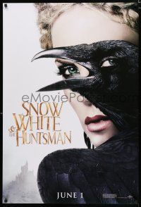 9b683 SNOW WHITE & THE HUNTSMAN teaser 1sh '12 cool image of sexy Charlize Theron!