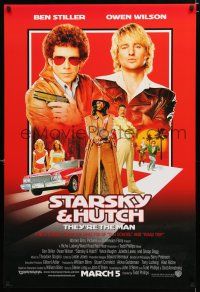9b727 STARSKY & HUTCH int'l advance DS 1sh '04 Ben Stiller, Owen Wilson, Carmen Electra!