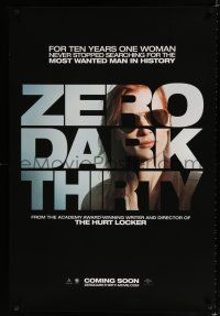 9b849 ZERO DARK THIRTY int'l teaser DS 1sh '12 Jessica Chastain, the greatest manhunt in history!