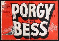 9c367 PORGY & BESS pressbook '59 art of Sidney Poitier, Dorothy Dandridge & Sammy Davis Jr.!