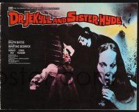 9c129 DR. JEKYLL & SISTER HYDE English pressbook '72 Martine Beswick, Ralph Bates, Hammer horror!