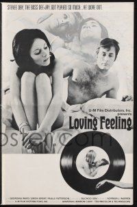 9c297 LOVING FEELING pressbook '68 sexy Georgina Ward, the boss got played so much he wore out!