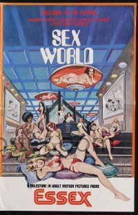 9c414 SEX WORLD pressbook '79 the future where every stimulus can be yours for the taking!