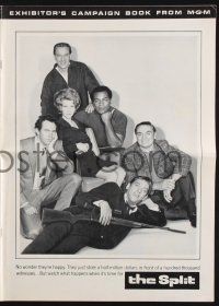 9c437 SPLIT pressbook '68 Jim Brown, Gene Hackman, Ernest Borgnine, Klugman, Diahann Caroll