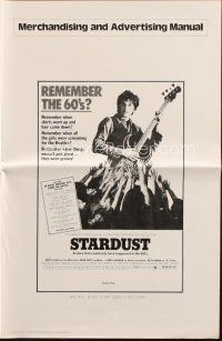 9c442 STARDUST pressbook '74 Michael Apted directed, they made David Essex a rock & roll! god!