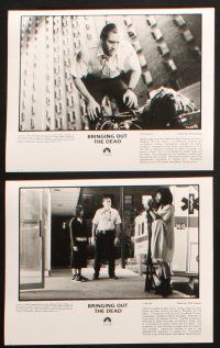 9c849 BRINGING OUT THE DEAD presskit w/ 5 stills '99 paramedic Nicolas Cage, Arquette, Scorsese!