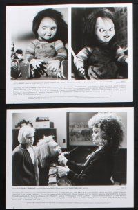 9c677 CHILD'S PLAY 2 presskit w/ 8 stills '90 great kooky horror images of Chucky, Jenny Agutter!