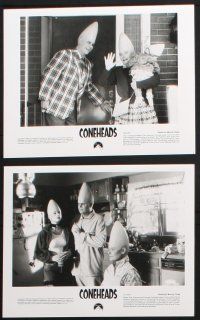 9c681 CONEHEADS presskit w/ 8 stills '93 Saturday Night Live skit, Dan Aykroyd & Jane Curtin!