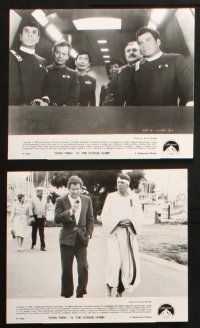 9c536 STAR TREK IV presskit w/ 14 stills '86 Leonard Nimoy, William Shatner, Kelley, Takei
