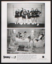 9c831 SUGAR & SPICE presskit w/ 6 stills '01 Mena Suvari & sexy bad girl cheerleaders!