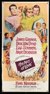 9d449 ART OF LOVE 3sh '65 Dick Van Dyke, Elke Sommer, James Garner, Angie Dickinson