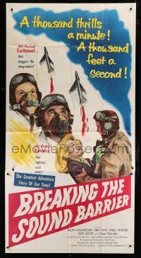 9d483 BREAKING THE SOUND BARRIER 3sh '52 David Lean, they lived & loved like the jets they flew!