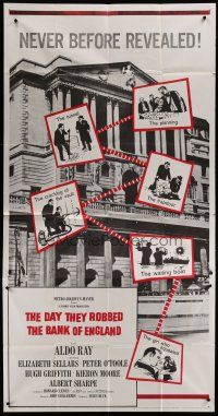 9d536 DAY THEY ROBBED THE BANK OF ENGLAND 3sh '60 Aldo Ray, never before revealed!