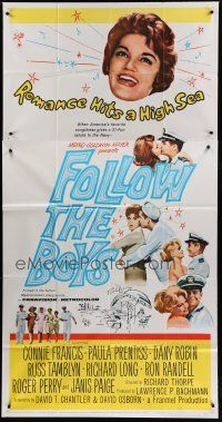 9d589 FOLLOW THE BOYS 3sh '63 Connie Francis sings and the whole Navy fleet swings!