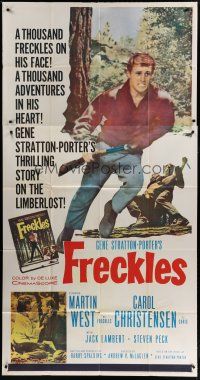 9d600 FRECKLES 3sh '60 from Gene Stratton-Porter's thrilling story on the limberlost!