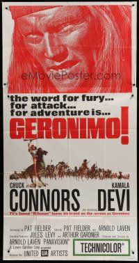 9d610 GERONIMO 3sh '62 most defiant Native American Indian warrior Chuck Connors!