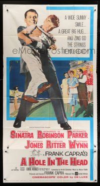 9d652 HOLE IN THE HEAD 3sh '59 Frank Sinatra, Edward G. Robinson, Eleanor Parker, Frank Capra