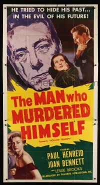 9d654 HOLLOW TRIUMPH 3sh R53 Paul Henreid, Joan Bennett, The Man Who Murdered Himself!