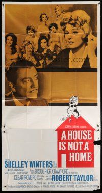 9d659 HOUSE IS NOT A HOME 3sh '64 Shelley Winters, Robert Taylor & 7 sexy hookers in brothel!