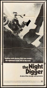 9d786 NIGHT DIGGER 3sh '71 nothing could destroy their love except the nightmare!