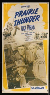 9d832 PRAIRIE THUNDER 3sh R43 Dick Foran, Ellen Clancy, cool cowboy western images!