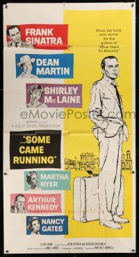 9d896 SOME CAME RUNNING 3sh '59 Frank Sinatra, Dean Martin & Shirley MacLaine by David Stone Martin!