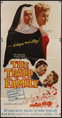 9d953 TRAPP FAMILY 3sh '60 the real life inspiring Sound of Music story!